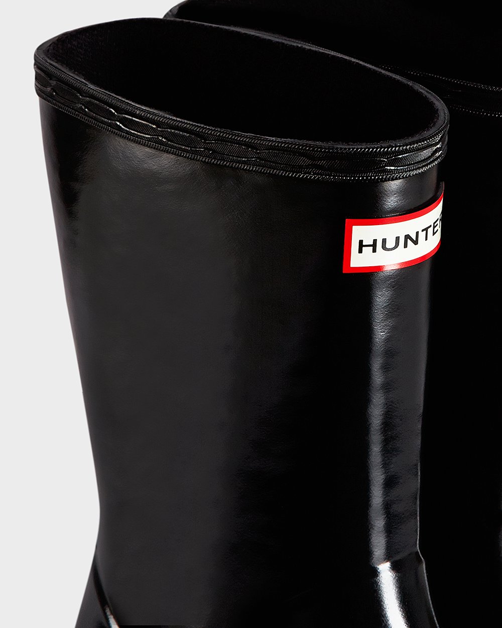 Kids Hunter Original First Classic Gloss - Rain Boots Black - 3920-CWODN